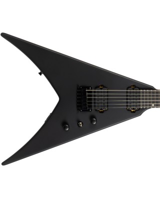 Spira Guitars V-400 MBK Roasted Maple HH - Satin Black